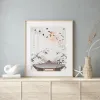 Korean Style Poster Canvas Painting Asian Korean Culture Landscape Art Wall Pictures for Living Room Bedroom Home cafe Decor