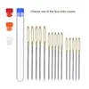 9PCS Blunt-tipped Large Eye Needle Gold-tailed Silver Tail Needle Woven Wool Cross-stitch Needle Stitched Needle Fleece ThickTip