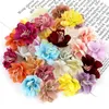 Flores decorativas 20pcs Cabeça artificial Lily Flor para casamento Decoração de Natal Diy Greath Scrapbook Supplies Acessórios