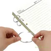 10pcs/Los 16/25/30/35/50mm Metall Lose Leaf Book Binder Hingding Rings Keychain Album Scrapbook Craft Paper Binder Ringe