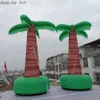 2 pezzi 5 m alte alberi di palma gonfiabile di cocco libero per la decorazione/mostra pubblicitaria