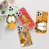 Capa suave para iPhone XR XS 11 12 13 14 Mini Plus Pro Max SJ-33 Garfield