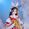 Dream Fairy 1/3 Doll BJD 62cm Chinese stijl konijnenmeisje Bal Joint Body SD MSD met kledingschoenen Make -up voor meisjes