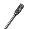 1PC 3x6 mm Shank Tungsten Hilling Frezar Burrs Rotary Tool Wiertło Elektryczne szlifowanie Bit Bit podwójny noża