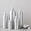 2/5/10 stcs 30 ml-500 ml zilver aluminium fles met schroefdop parfum cosmetische toner water fles reis proteerbare hervulbare fles