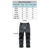 Broek trvlwego kinderen broek wandelen wandelen wandelen buiten softshell winddicht warm met fleece lining regen functionele ski -broek.