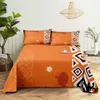 Moderne kunst 0.9/1.2/1.5/1.8/2.0m Bedding Sheet Home Digitale print polyester bed platte vel met kussensloopafdruk laken