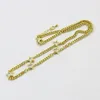 Kettingen 5 stuks zirkoon charmes hanger ketting sieraden goud kleur vrouwen armband 8308