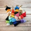 1Pc Handmade Tassel Key Chain Women Colorful Boho Tassel Keychain Bag Pendant Charm Key Chain Car Key Rings Fringe Jewerly Gifts