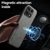 Honor x8a 2023 Case Skórzowa tekstura samochodu magnetyczna okładka dla honor x8a honorx8a x8 a x 8a 4G Protext Coque z metalową płytą