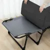 Versatile Portable Folding Bed for Office Naps or Home Use Chaise Lounge Sofa Easily Retractable for Escorting
