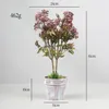 装飾的な花盆栽シミュレーションプラント人工植物偽の家庭用ウェディングオフィススタッフ