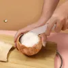 Кокосовой мягкий нож кокосовый шарик открытый кокосовой кокосовый взять кокосовый мясо яичный нож гаджет кухня домашние аксессуары специального инструмента