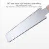 310mm Hacksaw Double Edge Japanese Pull Saw flexibel blad Träbearbetning Skärning Handsaw Trähandtag Små dubbelsidig såg