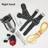 Strong Fishing Slingshot Kit with 3pcs Arrowheads Wrist Support Rocket Slingshot Catapult for Fishing and Hunting Outdoor Games