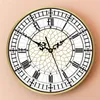 Fashionable FUN Design Wall Clock - Mute Movement with Big Ben Style - Decorative Silent Clock for Bedroom, Study, and Indoor
