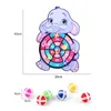 Animals Dart Board Games for Kids Montessori Target Sports Game Toys with 2 Sticky Balls Educational Games for Children Boy Girl