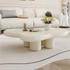 Premium Korea Luxus Wohnzimmer Couchtisch moderne weiße Kaffeetische Minimalistische Glam Mesa de Centro de Sala Möbel