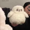 Animaux en peluche en peluche dessin animé animal blanc hibou mignon rond poupée rond poupée appeed baby jouet oreiller flou long canapé en peluche décor d'enfants cadeau l411