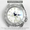 28.5mm Watch Dial Luminous Kanagawa For NH35 NH36 Movement SKX007 SKX009 Seiko Divers 200m 0020 Case Mod Parts Day Date Window