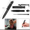 Outdoor -Verteidigung B2 Wolfram -Legierungs -Kopftaktik -Pen EDC Multifunktionaler Stift Outdoor gebrochene Fenster Überlebensschild Signature Stift