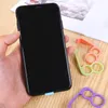 Uchwyt telefonu komórkowego Uchwyt Pierścień Pierścienia Plastikowe Plastikowe telefon ręczny Wspornik Desktop Stojak na iPhone Sumsung
