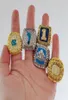 5pcs 1993 2005 2009 2017 Caroline du Nord Ship National Ring Sport Souvenir Fan Promotion Gift Whole Drop Ship3563862