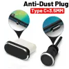 2PCS/SET MEATLE MEATLE TYPE C Зарядный порт Anti-Dust 3,5 мм шнур для сам-карты для сама для Samsung S23 S22 Huawei Xiaomi Universal