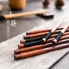 Chopsticks Vanzlife Trä naturligt retro hushållsbordsartiklar kinesiska stekt lång bärbar