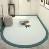 Modern Minimalist Entry Door Mat Home Pvc Leather Carpet Anti-oil and Anti-fouling Kitchen Rugs Large Area Washable Balcony Rug