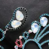 Dingle örhängen nyhet design glänsande strass påfågel för kvinnor mode juvelery aftonklänning uttalande tillbehör