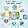 Montessori Baby Toys Pull String Toy Shape Blocks Sorting Gra 1 2 3 lata Toddler Sensory Development