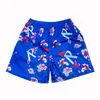 Designer Mens Summer Floral Shorts Board Short Fitness Sports Quick Dry Plus Size Mesh Basketball Croped Pants Represente Tshirt 754