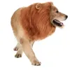 Hondenkleding Lion Mane hoed zacht faux bontkostuum met verstelbare hoofdomtrek voor huisdier Halloween Prop Verjaardagsfeestje