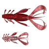 10 Baits, Two-color Multi-bearded Soft Shrimp Luya Silicone Soft Bait Soft Prawn Fake Bait 10cm10g