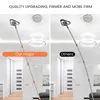 Wall Mop with Long Handle 360 ° Rotating Triangle Microfiber Wall Cleaning Mop Adjustable Dry and Wet Dust Mop Cleaner for Floor