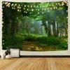 CONTEXTE TAUSSIES PATH SUMSHINE Decoration Forest Tapestry Green Ecology Nature Landscape Room Home R0411