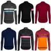 Uomini e donne Spring ed estate Maglie da ciclismo a maniche lunghe Abito Mountain Bike Road Team traspirante per la crema solare Rapha Clearing Maglie