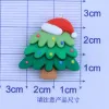 10pcs Europäischer Weihnachtsbaum Santa Claus Bär Hirsch Charme für Schmuck Herstellung schöner tierischer Ohrring -Anhänger Accessoire C1086