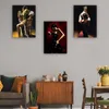 Fabian Perez Artworks Elegant Flamenco Spanish Dancer Art Affisch Canvas målar väggtryck Bild för rum heminredning cuadros