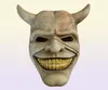 Máscaras de festa horror A máscara de telefonia preta Cosplay Scary Grabber Evil Killer Latex Helmet Halloween Carnival Costume 2303025283814