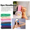 Vrouwen verstelbare gezichtsband elastische hoofdband make -up haarband hoofd wrap spa -douche