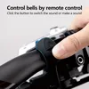 TwoOC T-002S MTB Road Bike Electronic Bell Ring Casa Caglieria USB Audio Bicycle Handlebar Horn Safety Warnet Aunging Alarm Trumpet Trumpet