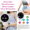 Bekijkt 2024 Nieuw slimme horloge voor vrouwen Fashion Bracelet Heart Rate Sleep Monitor Ladies SmartWatch voor iOS Android Bluetooth Call Watch