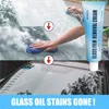 Auto Car Glass Polishing Degreaser Cleaner Oil Film Clean Polish Paste for Bathroom Window Glass Windshield Windscreen Glasses