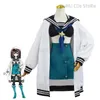 Anime -Kostüme Anime über magische Mädchen Akoya Matama Loco araga kiwi cosplay Kostüm Perücke JK Schule Uniform Frauen Halloween Cosplay Anzug 240411