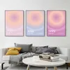 Anioł Number Gradient Kolor Aura 000 do 999 plakat Parvas Painting Duchowy nadruk obraz Nordic Modern Room Decor Home Decor