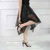 Sandales Spring Fashion Femmes Semi-précieuses chaîne décorée en cuir à talons hauts Chaussures douces confortables