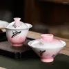 TeAware Setleri saf el çizim sadece iki kapak çay fincanı tek çay seti üst düzey jingdezhen orkide demleme kase master fincan