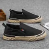 Casual schoenen heren buiten ademende ijs zijden canvas board loafers